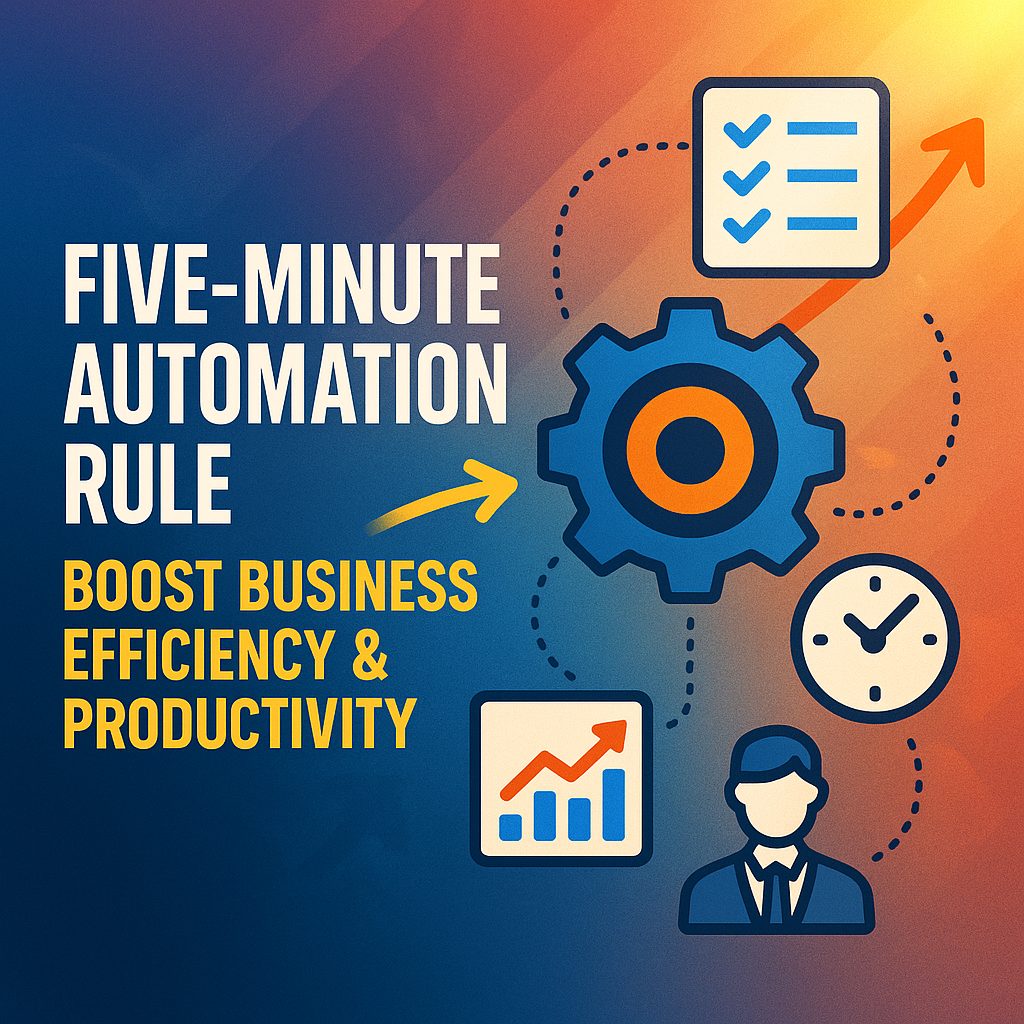 Five-Minute Automation Rule: Boost Business Efficiency & Productivity